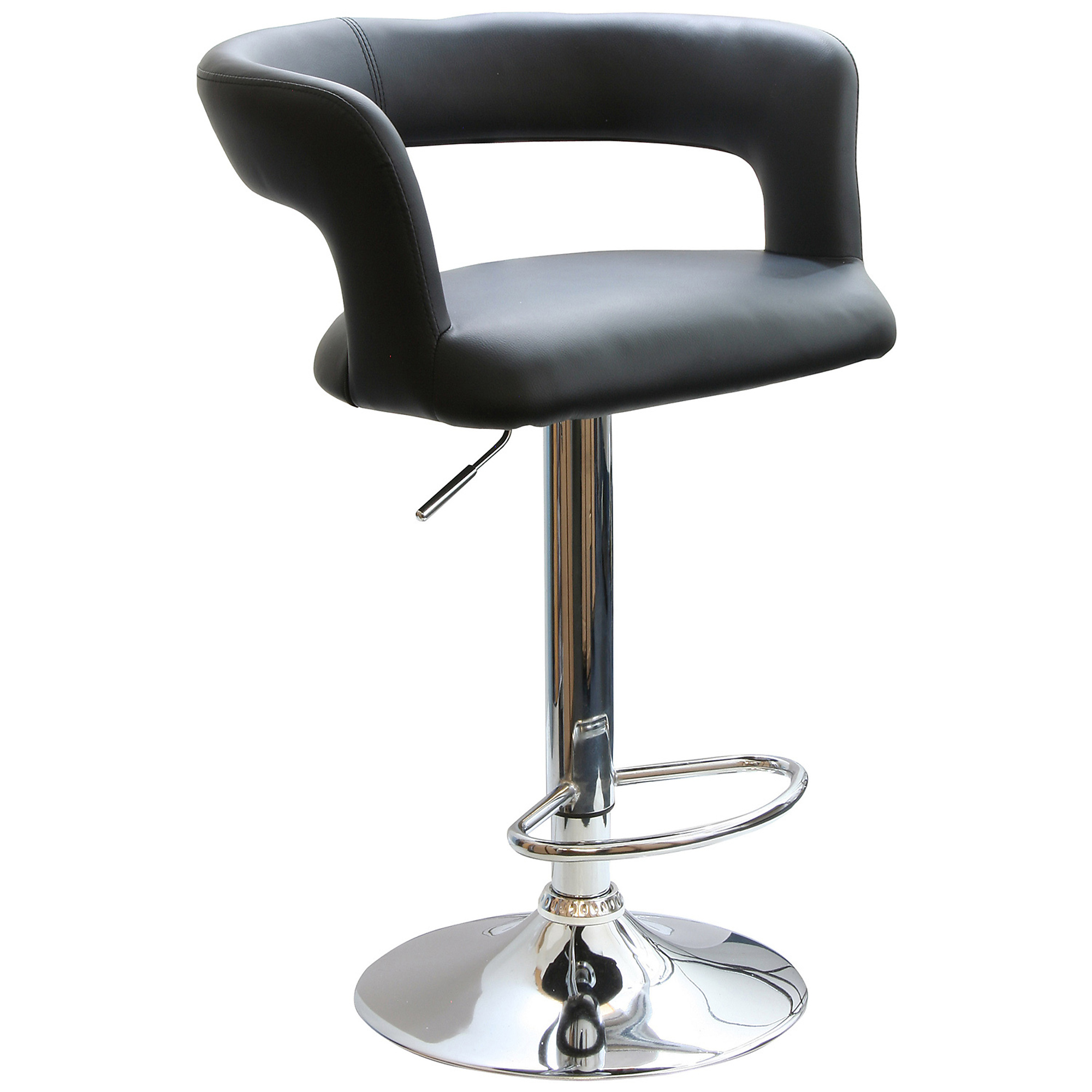 AMERIHOME, Modern Curvy Bar Stool, Pieces (qty.) 1 Model# BS2440